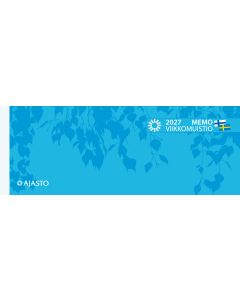 Memo-viikkomuistio, sininen
