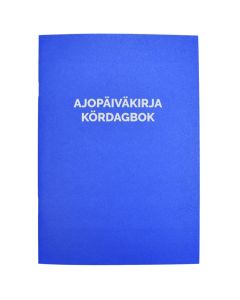 Ajopäiväkirja A5/187 sininen, pysty