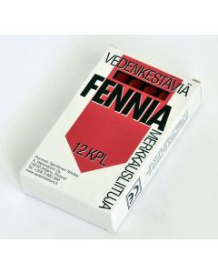 MERKKAUSLIITU FENNIA PUNAINEN 12KPL/RAS
