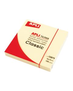 Viestilappu 75x75mm APLI keltainen