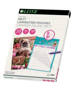 LEITZ MATTA Laminointitasku A4 125mic 100kpl/ltk