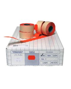 Hinnoitteluetiketti 26x16 pun. pitävä liima