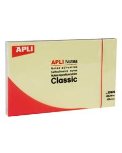 Viestilappu 75x125mm APLI keltainen