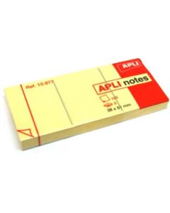 Viestilappu 40x50mm APLI keltainen 3nid/pkt