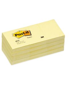 POST IT 653E Viestilappu kelt. 38x51mm 12nid/pkt