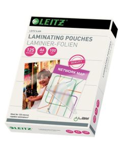 LEITZ laminointitasku A6 125mic 100kpl/ltk