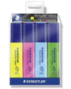 Korostuskynäsarja STAEDTLER TextSurfer 4väriä