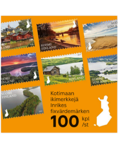 1 lk. POSTIMERKKI, 100 kpl/rll