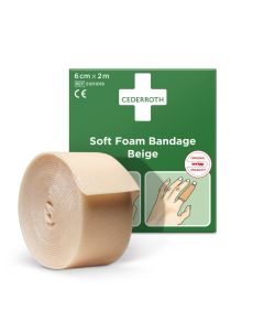 Laastari Soft Foam 6cm x 2m CEDERROTH