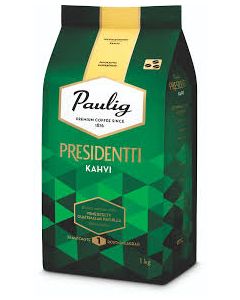 Presidentti kahvi papu 4x1kg/ltk