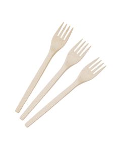 Puukuituhaarukka uudelleenkäytettävä 80kpl/pkt