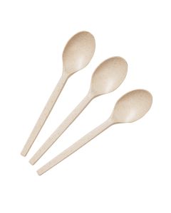 Puukuituruokalusikka uudelleenkäytettävä 70kpl/pkt