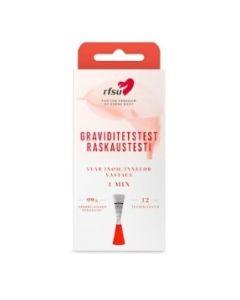 RFSU Raskaustesti 12 kpl testiliuskoja