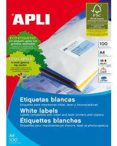 Tulostustarra 70x16,9 APLI 51-jak 100kpl