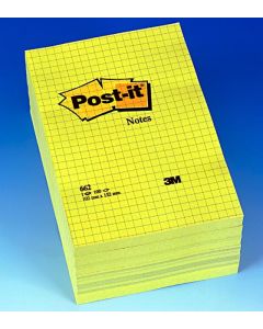 POST IT 662 Viestilappu 152x102mm ruutu