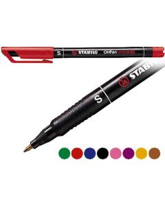 STABILO OHPEN 841/40S PERMANENT PUNAINEN 10kpl/pkt
