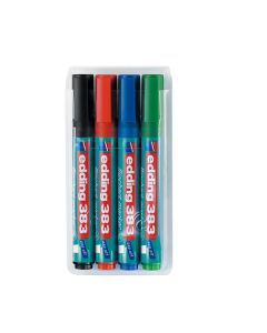 EDDING 1-5mm FLÄPPITAULUKYNÄ 4-VÄRIÄ/srj