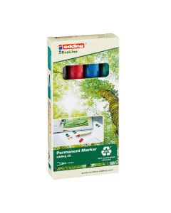 EDDING 22 1-5MM ECO PERMANENT MARKER 4-VÄRIÄ/srj