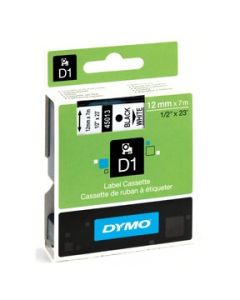 DYMO Tape D1 12mm x 7m black/white