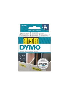 DYMO Tape D1 12mm x 7m black/yellow