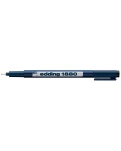 EDDING 1880 kuitukärkikynä 0.3mm musta 10kpl/pkt
