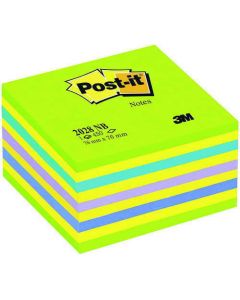 POST IT Viestilappukuutio 76x76mm neonvihreä