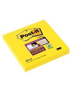POST IT Super Sticky Viestilappu 76x76mm 6nid/pkt
