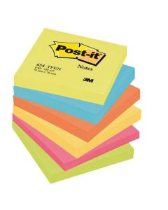 POST IT 654TFEN Viestilappu 76x76mm värilaj. 6nid/